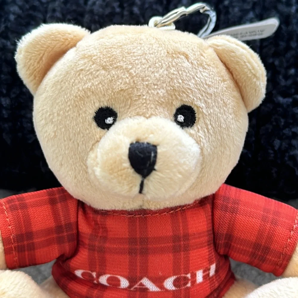 COPY - Coach Key Chain Teddy Bear Bag Charm Plush - Picture 2 of 4